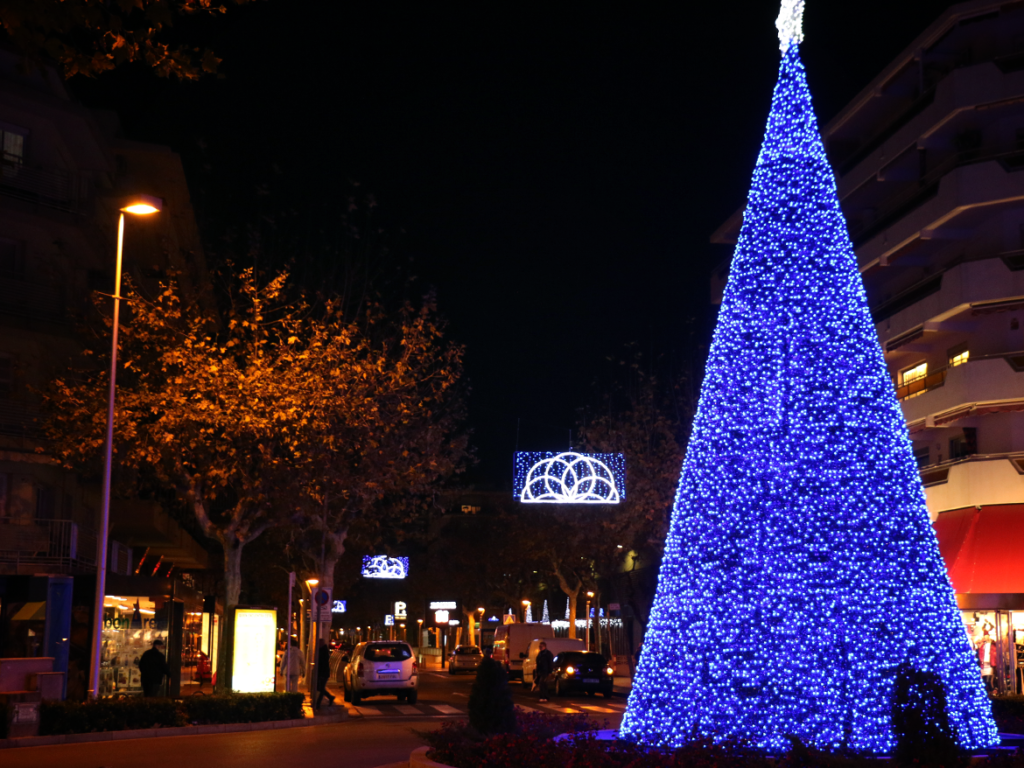 Salou à l'époque de Noël